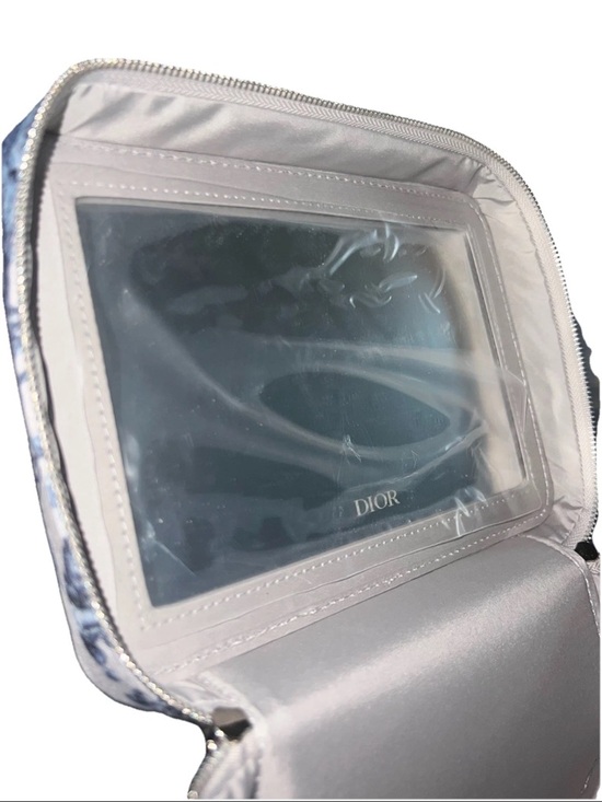 Dior Around The World Vanity Cosmetic Travel Case Toile Print Mirror - Picture 13 of 15